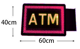 ATM sign 广告标识牌